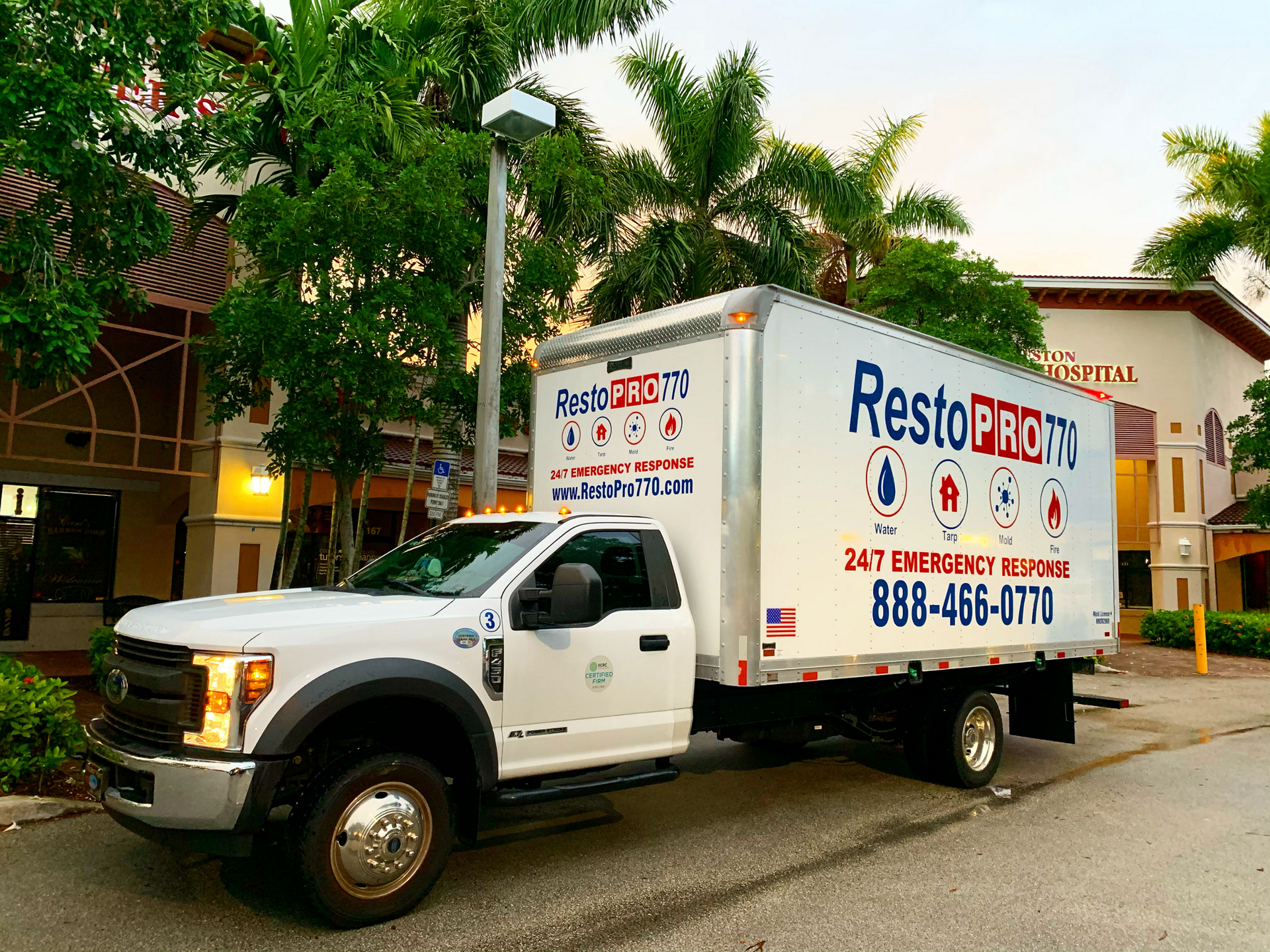 RestoPro770 emergency response truck - 888-466-0770