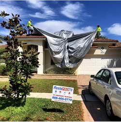 Residential roof tarp photo 06 - RestoPro770