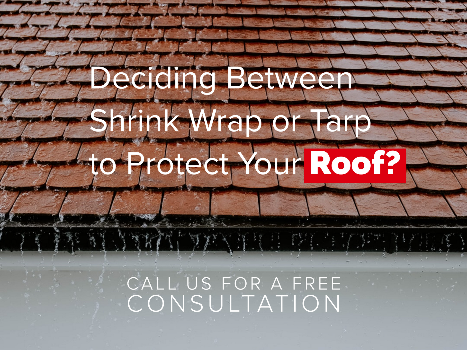 RestoPro770 roof tarp and shrink wrap services